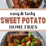 sweet potato home fries for pinterest