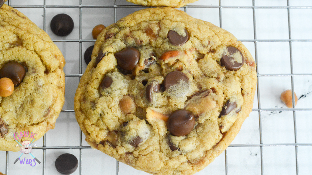 close up of kitchen sink cookie