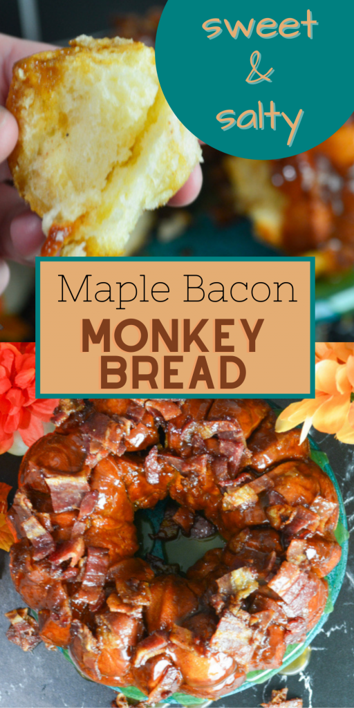 maple bacon monkey bread for pinterest