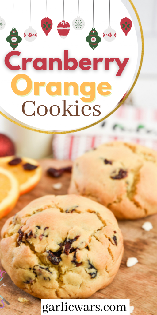cranberry orange cookies for pinterest