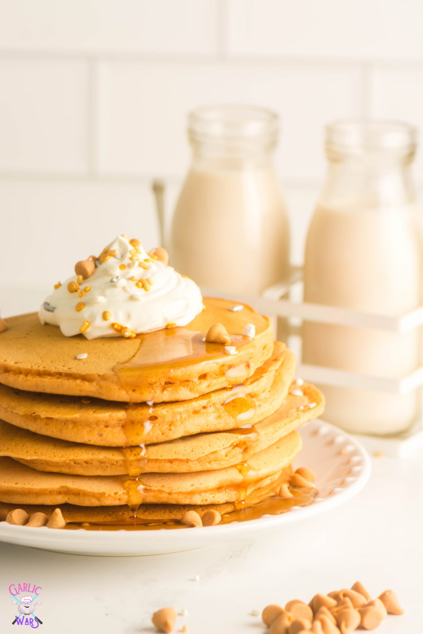 Butterbeer Pancakes (3 Ingredient Pancakes) Superheroes and spatulas