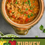 turkey stuffed pepper soup for pinterest