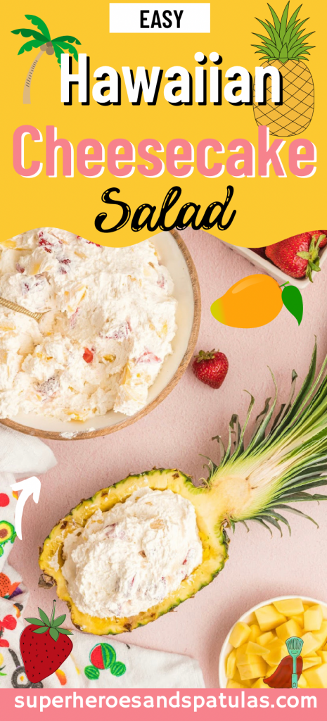 Hawaiian Cheesecake Salad for Pinterest