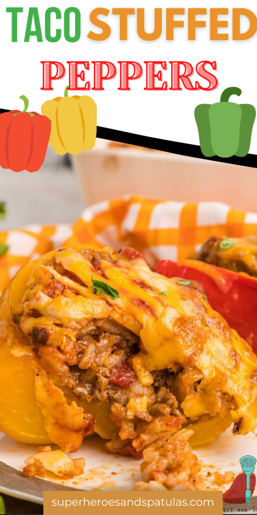 taco stuffed peppers for pinterest