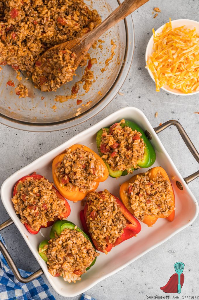 peppers stuffed with taco meat