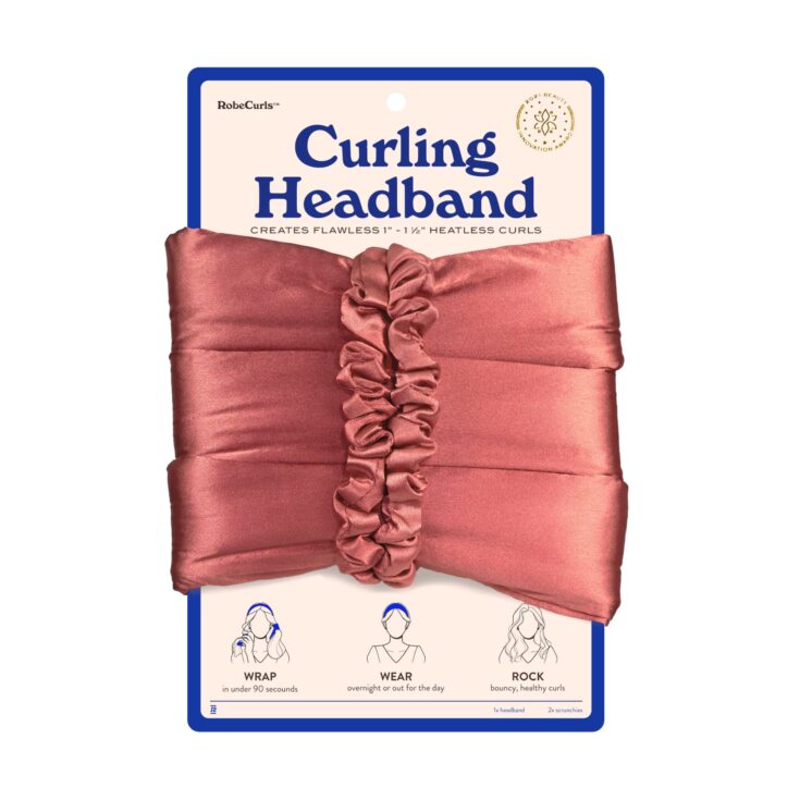 Image for RobeCurls Original Curling Headband in rose