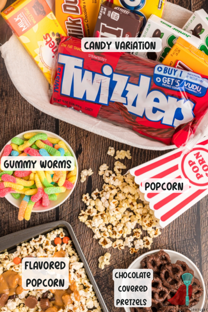items to use for a movie night board