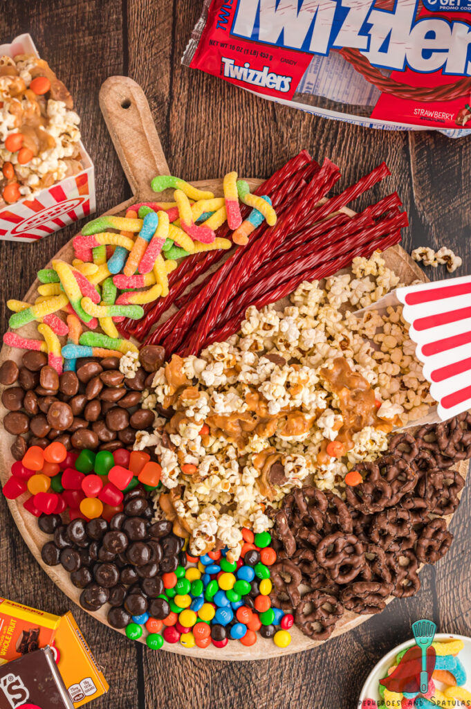 Popcorn Movie Snacks Board - The Perfect Film Watching Treats!