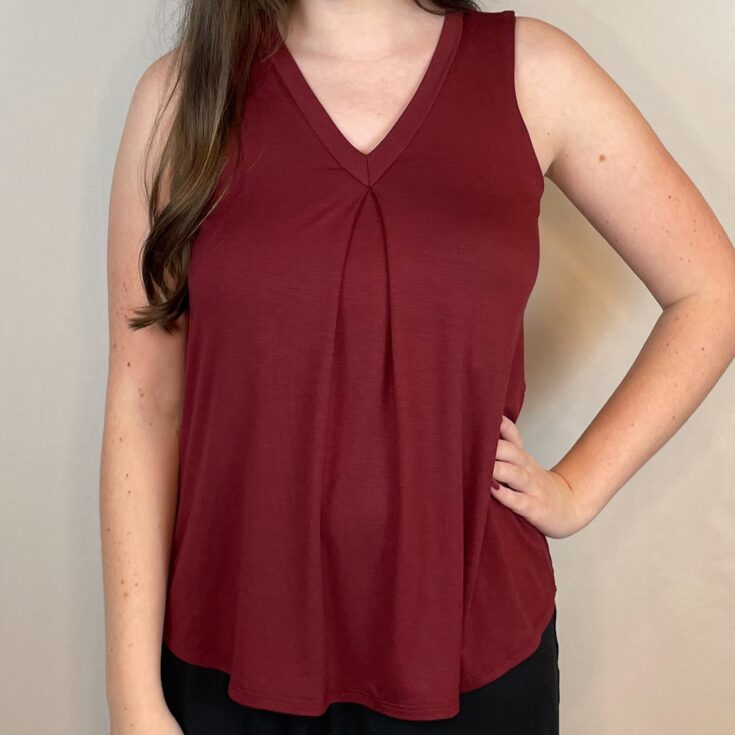 Image for BETTY V-Pleat Bamboo Tank