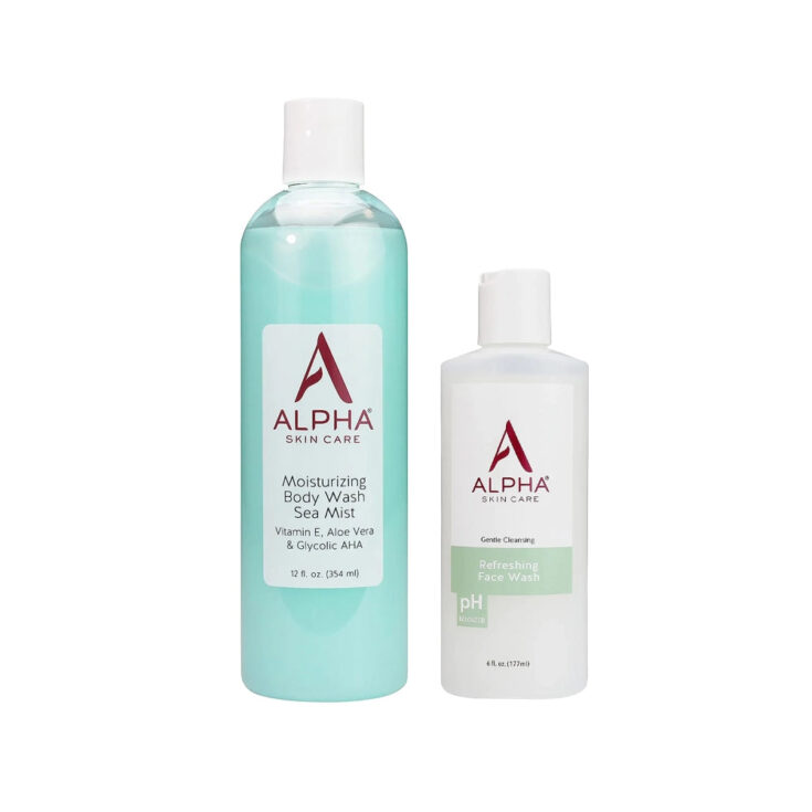 Image for Alpha Skin Care Face and Body Wash Set