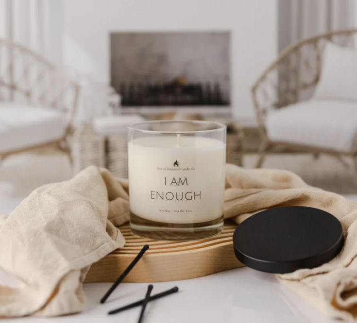 Image for I AM ENOUGH Affirmation Candle
